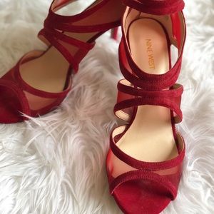 Nine West red heels